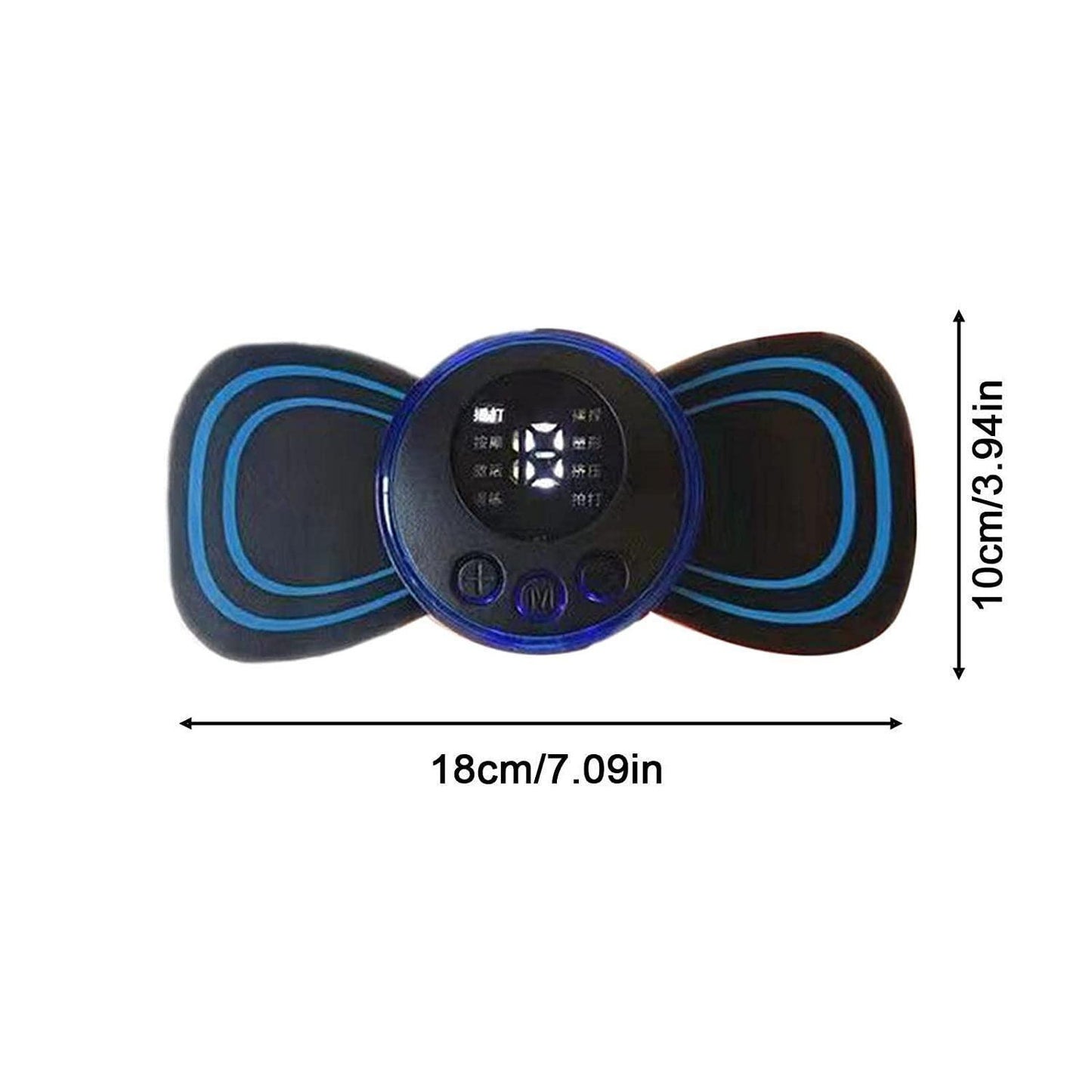 Mini Electric Massager with 8 Modes and 19 Strength Levels, Rechargeable