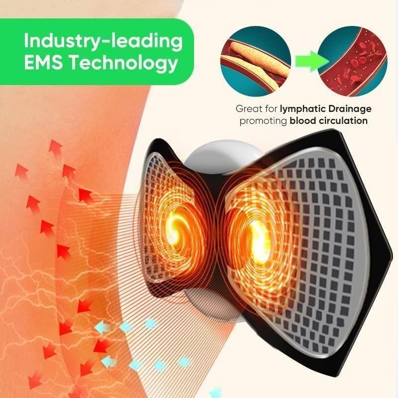 Mini Electric Massager with 8 Modes and 19 Strength Levels, Rechargeable