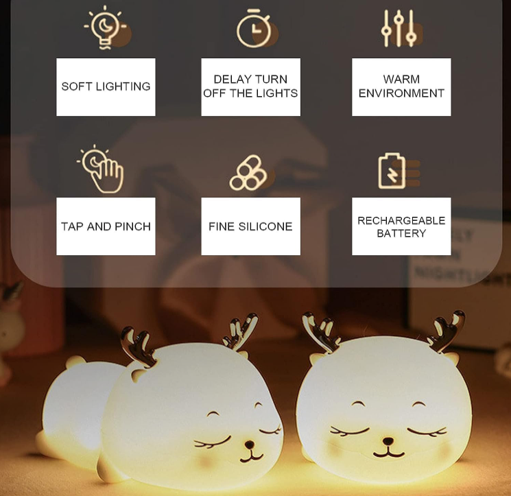 Nursery Night Lights with Battery