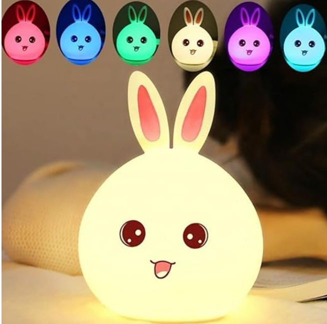 Rabbit Silicone Touch Sensor Light