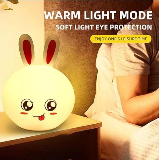 Rabbit Silicone Touch Sensor Light