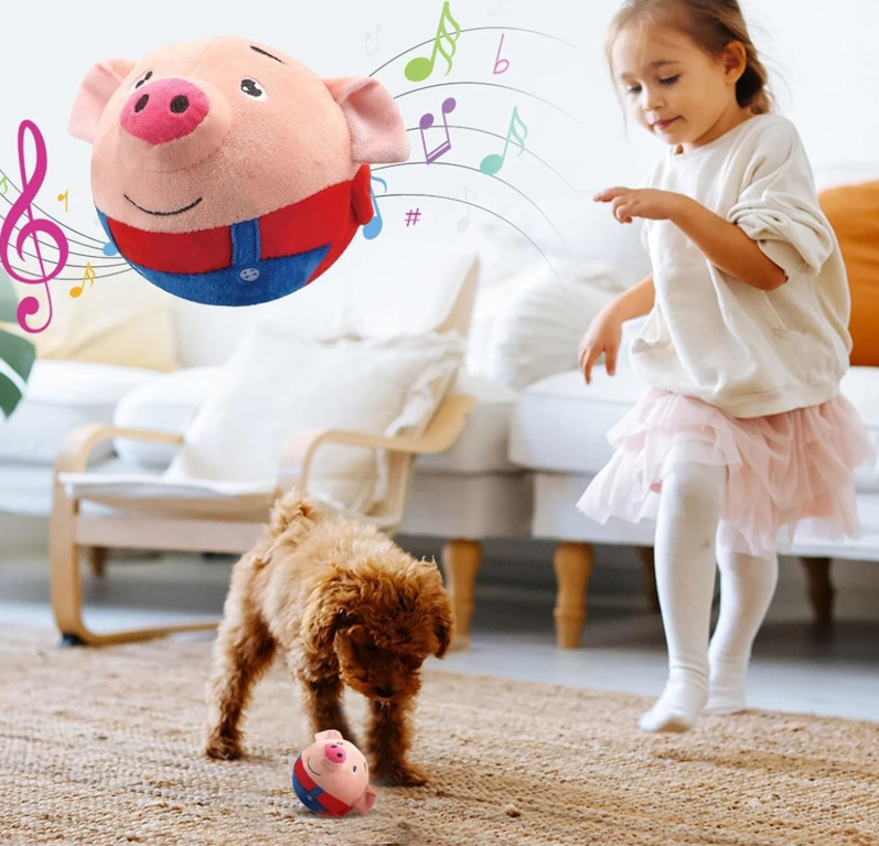 Dancing Piggy Ball Toy