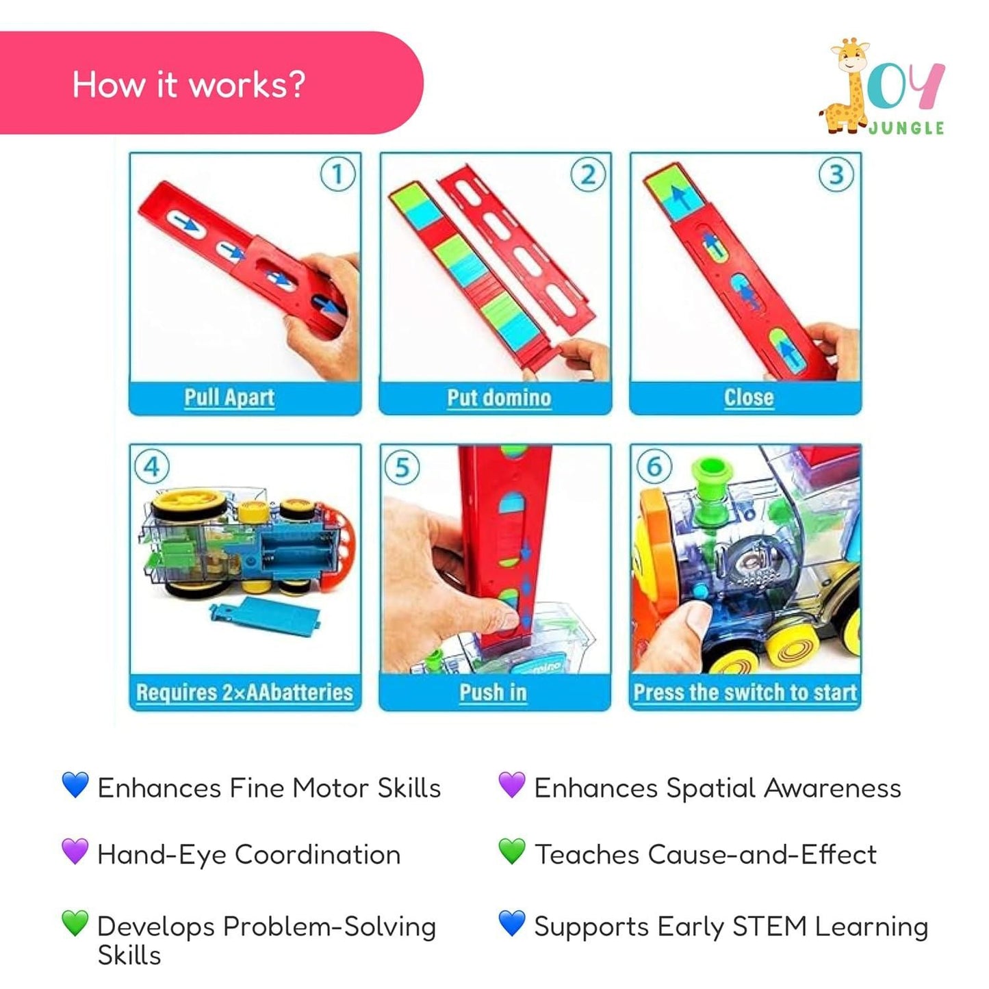 Auto Domino Train Toy