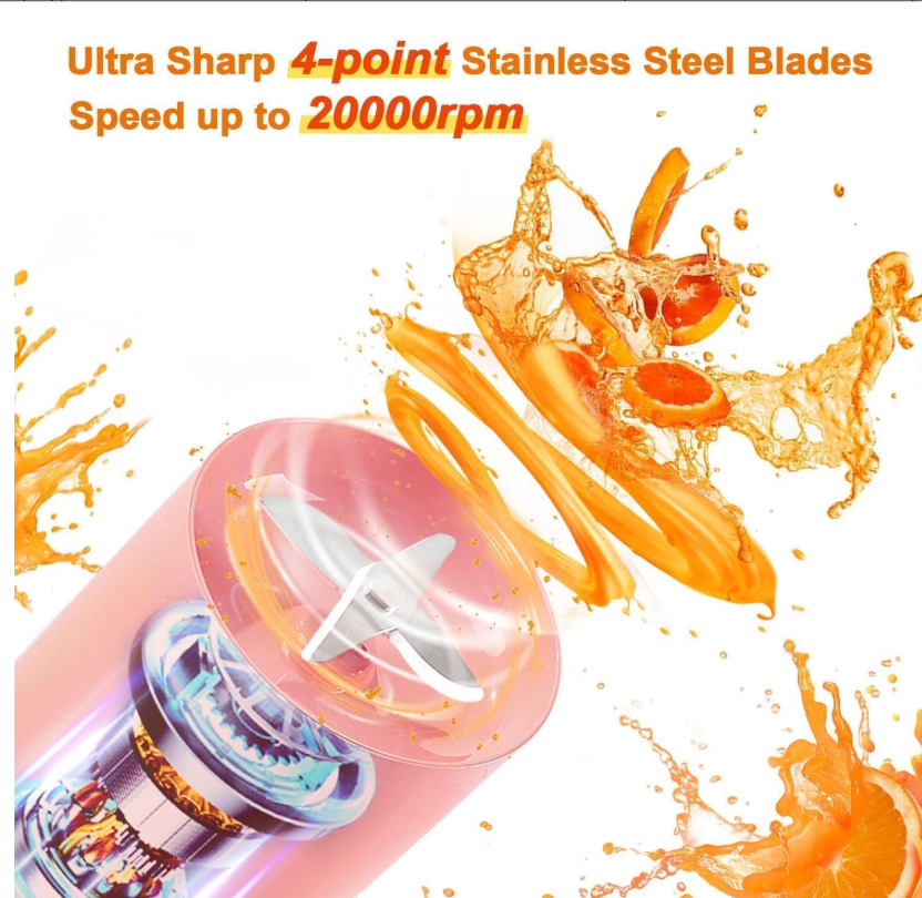 Mini Portable Rechargable Juicer