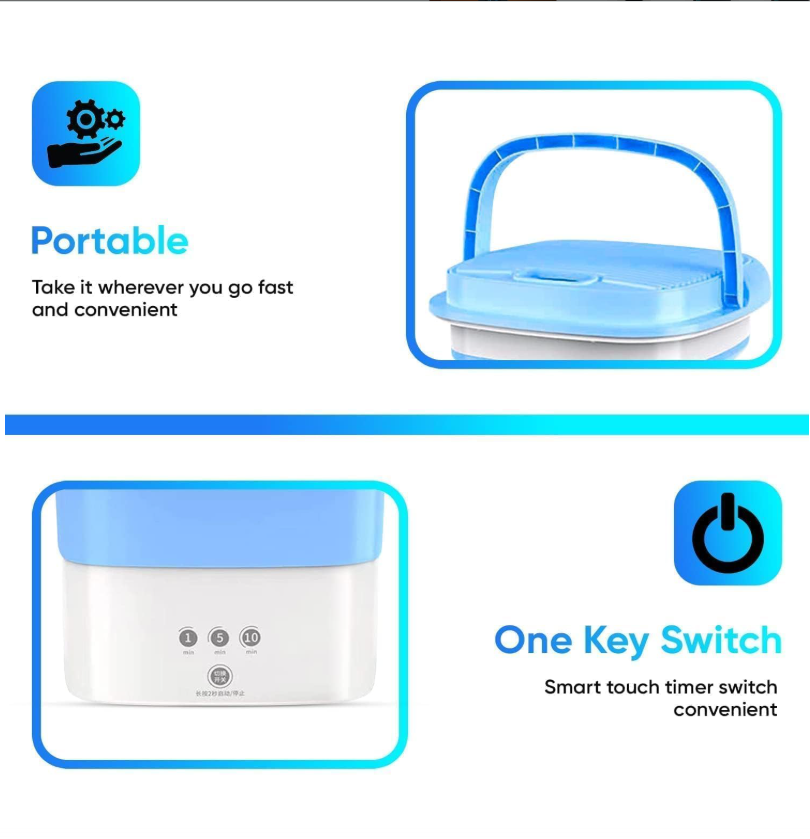 Portable Semi Automatic 2KG Washing Mashing