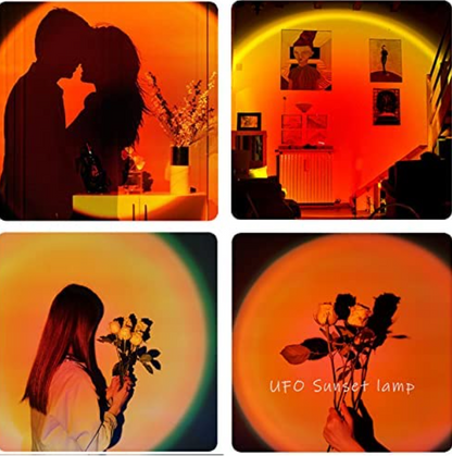 16 Colour Changing Sunset Projection Lamp