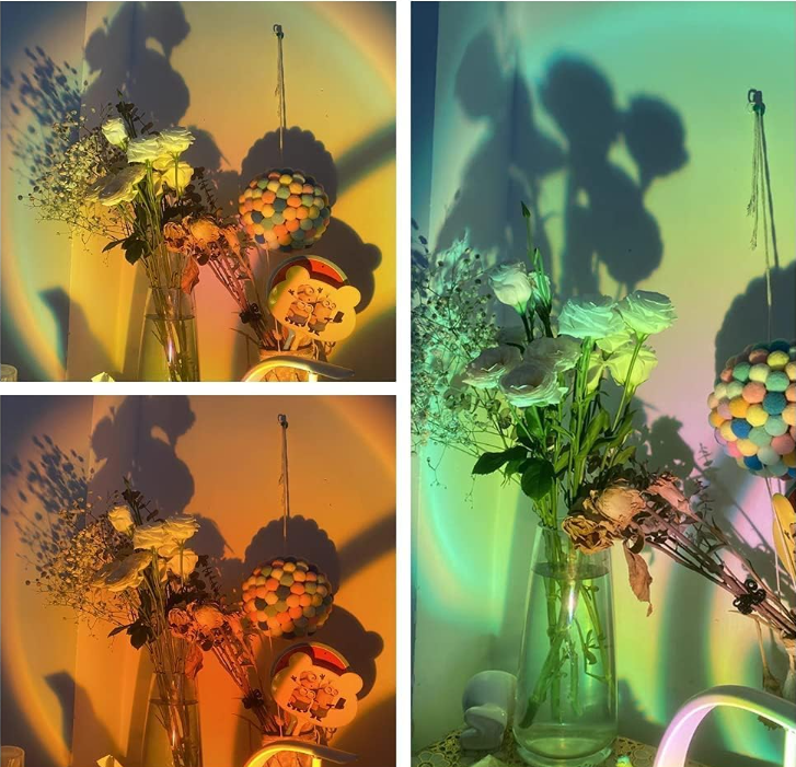 16 Colour Changing Sunset Projection Lamp