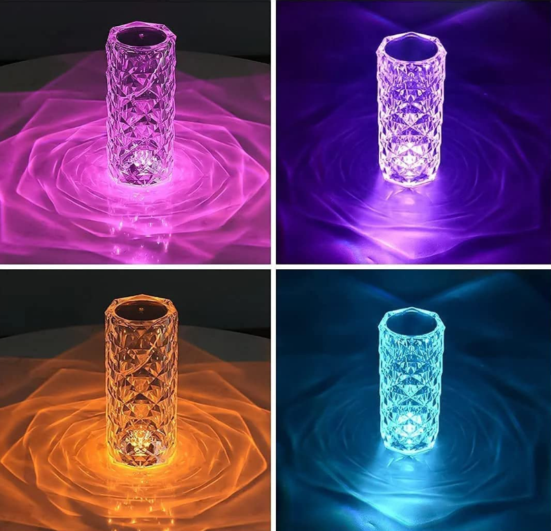 Crystal Glow 16 Color Changing Lamp