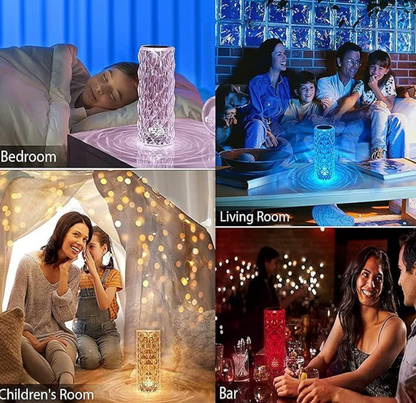 Crystal Glow 16 Color Changing Lamp