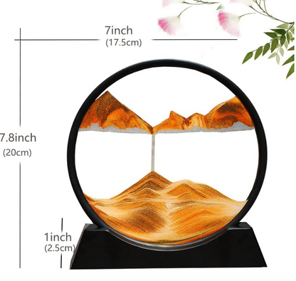 Relaxing Kinetic Sandscape Art Table Desk