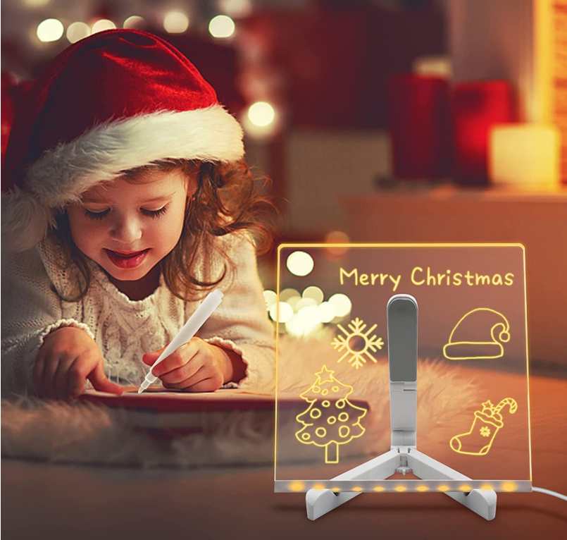 3D LED Light Glass Acrylic Writing pad