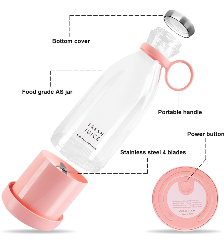 Mini Portable Rechargable Juicer