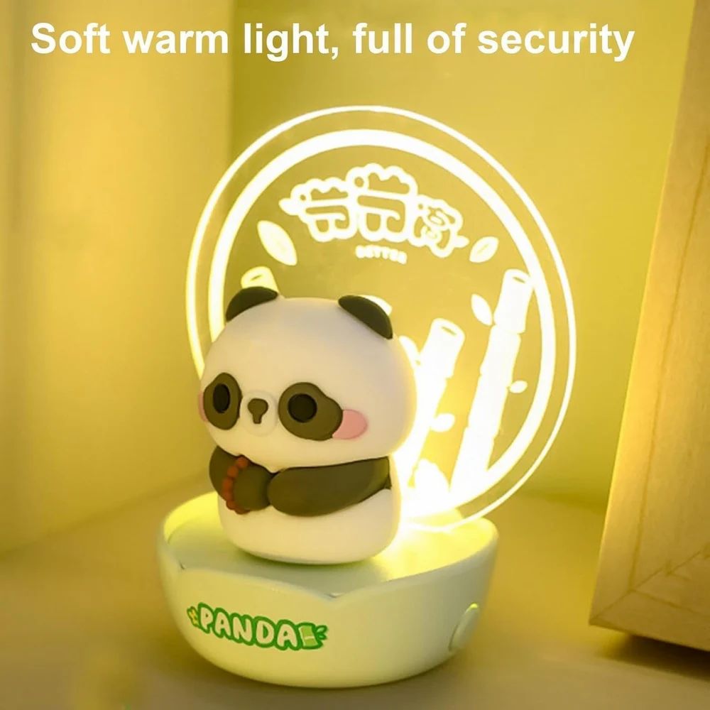 Cute Mini Panda Lamp